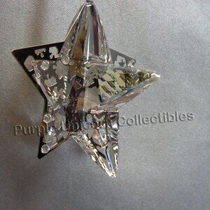 Swarovski Crystal Crystal Pixel Star Ornament ~ Crystal Moonlight 1140007